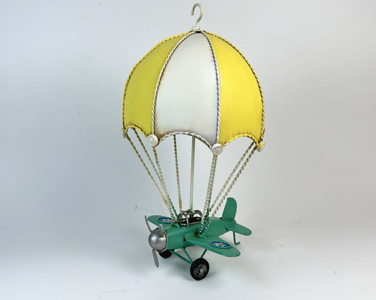 Vintage Parachute Aircraft Decor