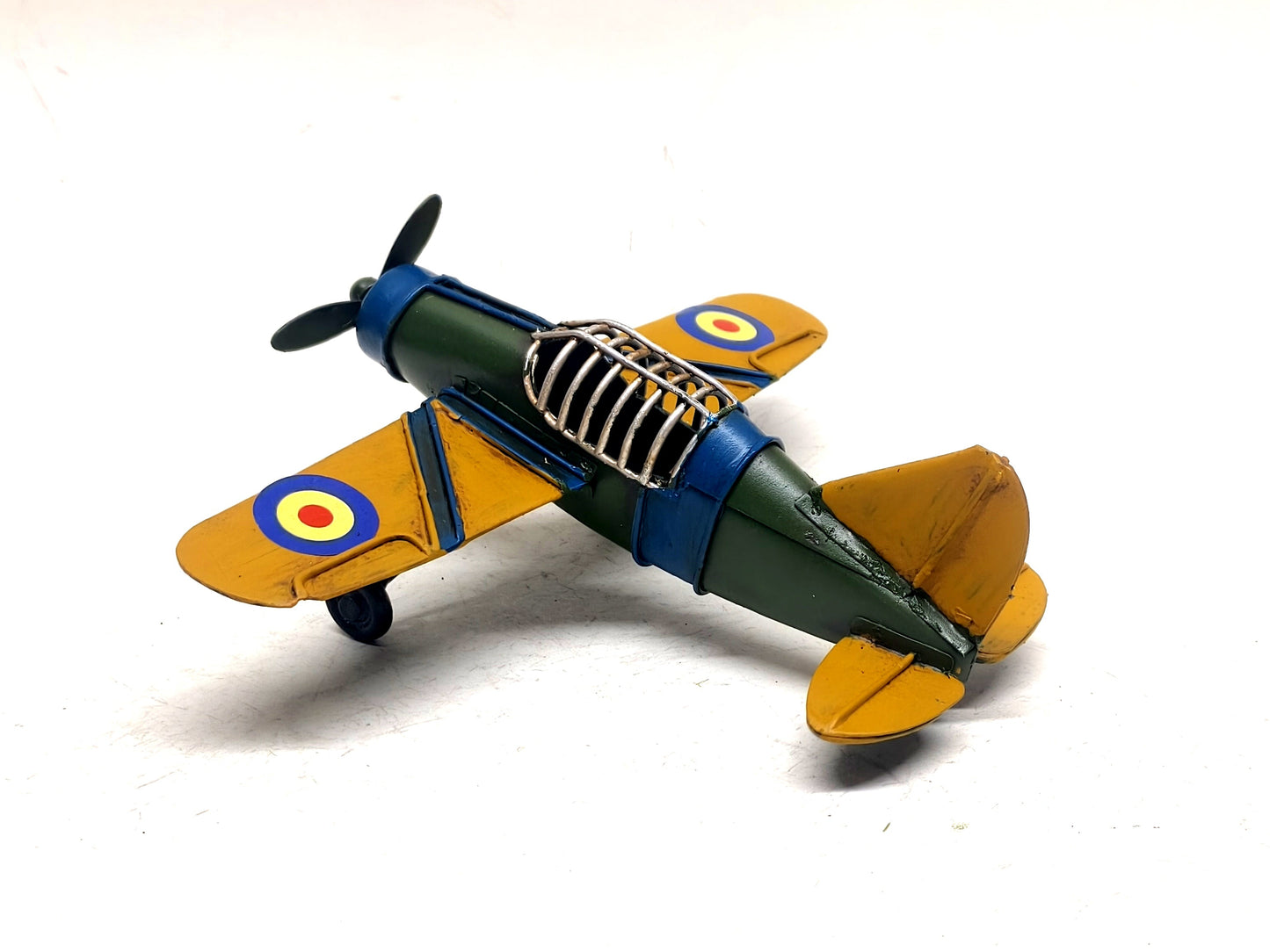 Vintage RAF-Inspired Fighter Plane