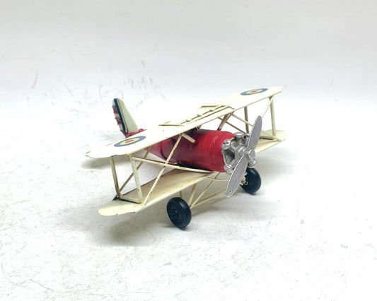 Vintage French Biplane Model
