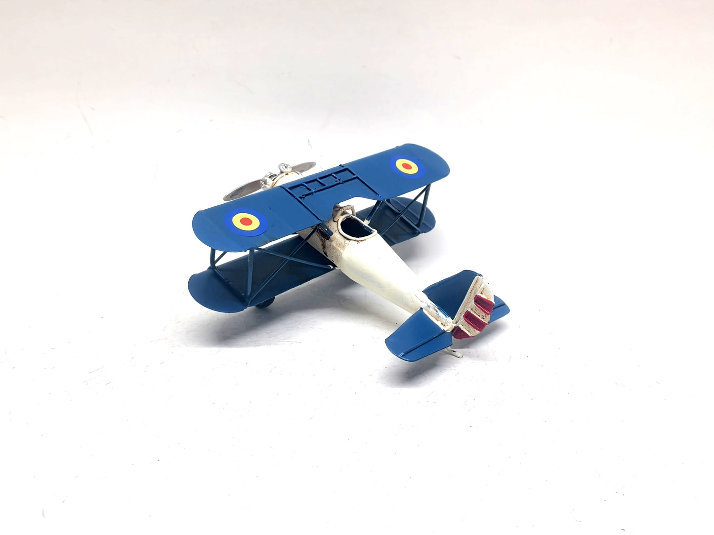 Vintage French Biplane Model