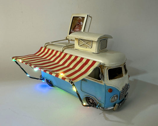 Vintage Lighted Ice Cream Van Decor