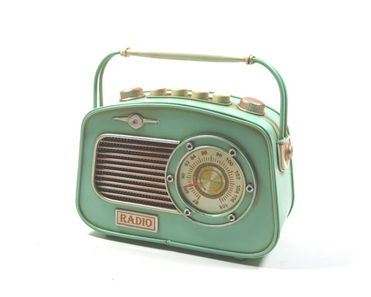 Vintage Radio Coin Bank Decor