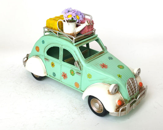 Retro Floral Road Trip Car Decor