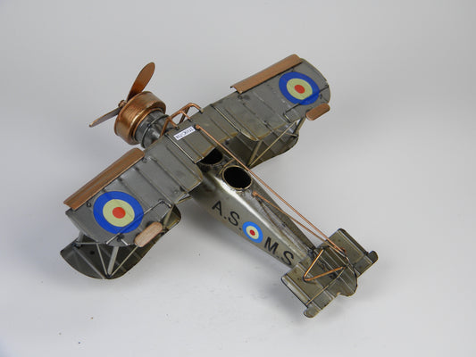 Vintage British Biplane Model
