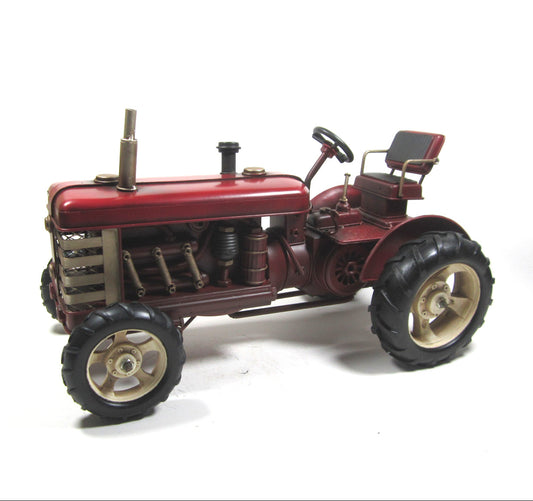 Vintage Farm Tractor Metal Decor