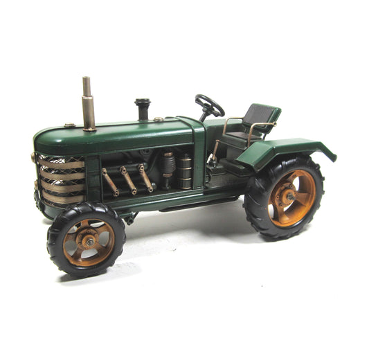 Vintage Farm Tractor Metal Decor