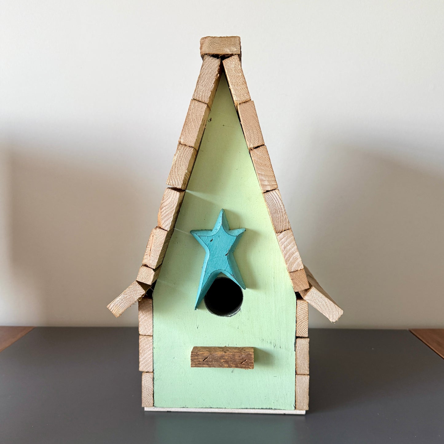 Wooden Star Bird House