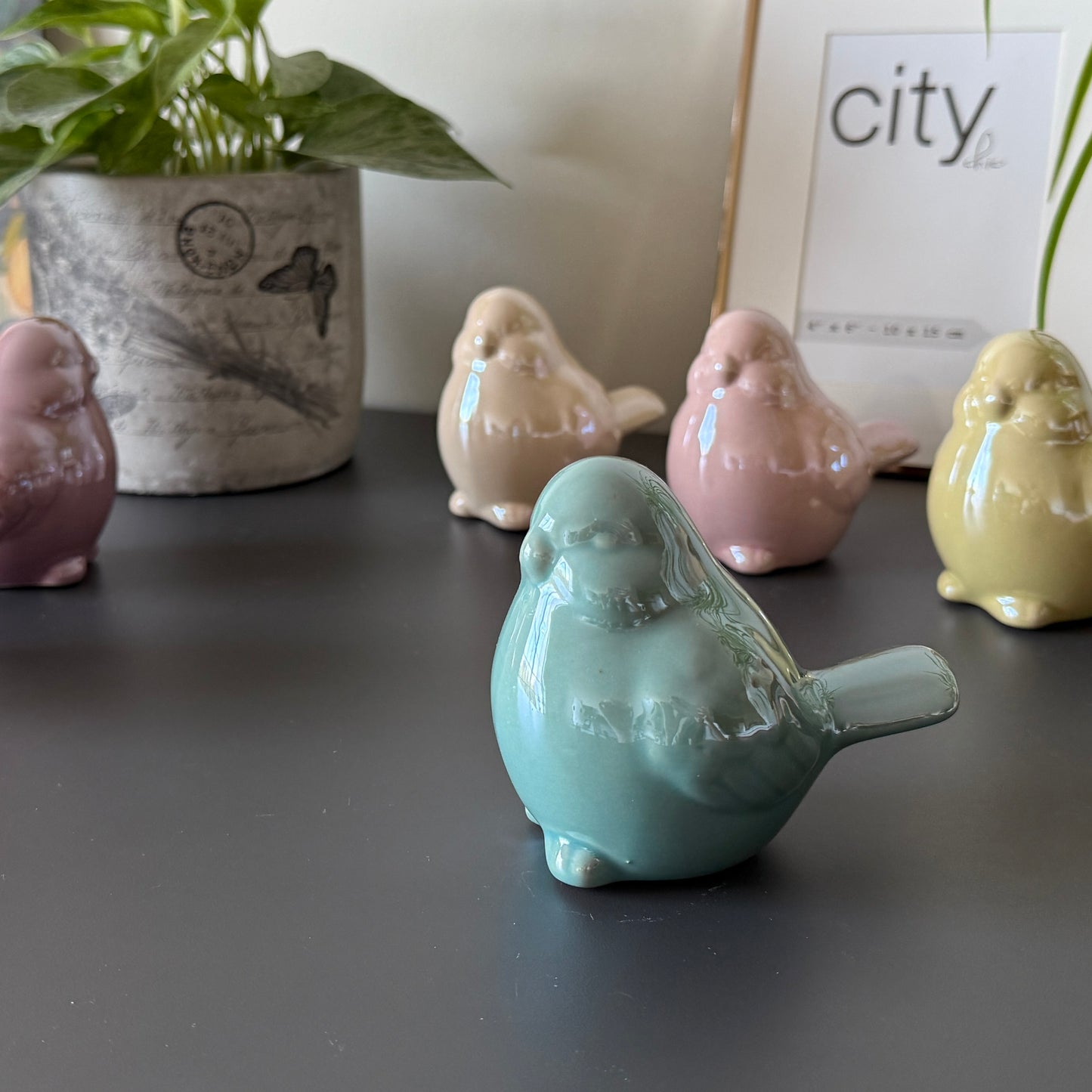 Ceramic Bird Figurines