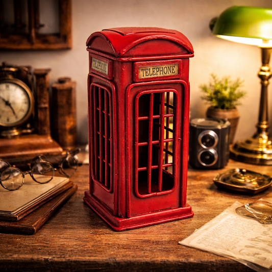 Vintage London Telephone Booth Decor
