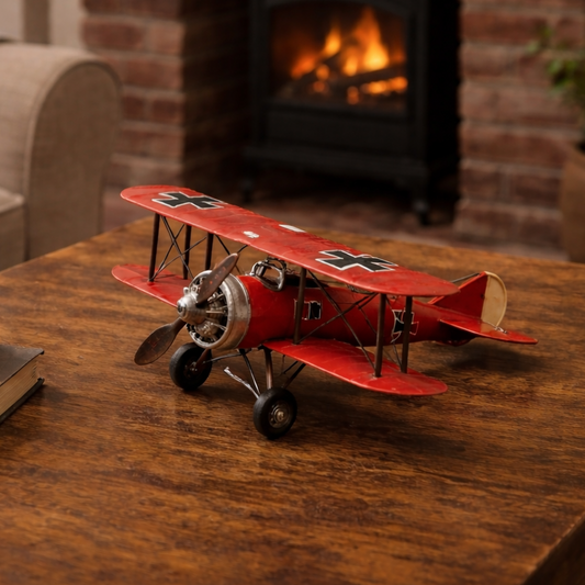 Vintage Biplane Model