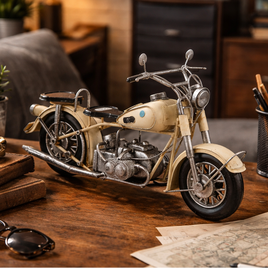 Vintage Classic Motorcycle Decor