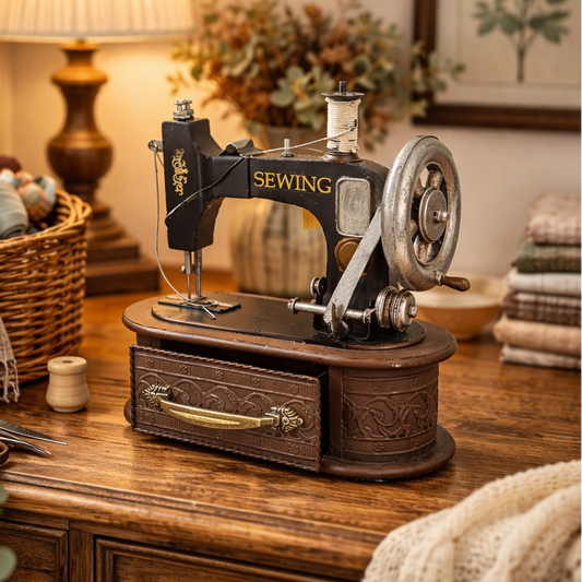 Vintage Sewing Machine Decor
