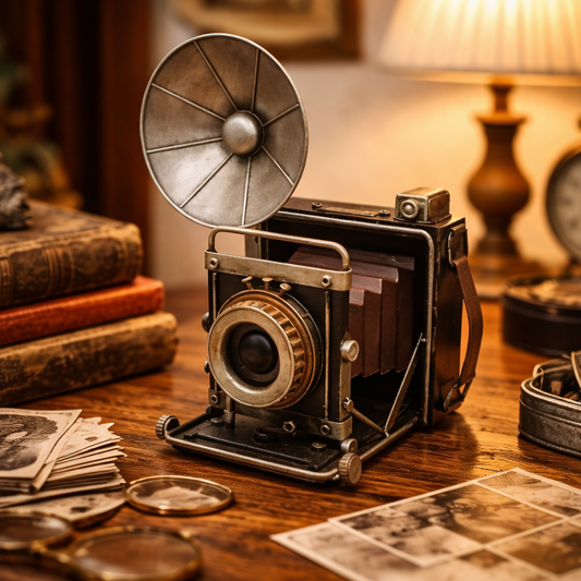 Vintage Antique Camera Decor