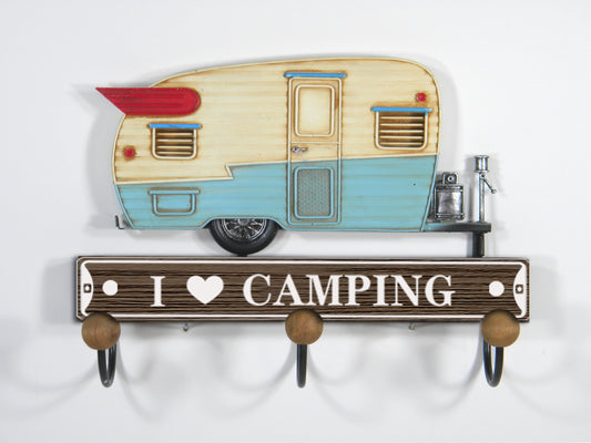 Vintage Camper Trailer Wall Hook Decor