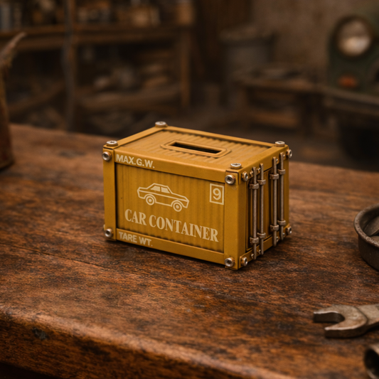 Vintage Container Coin Bank
