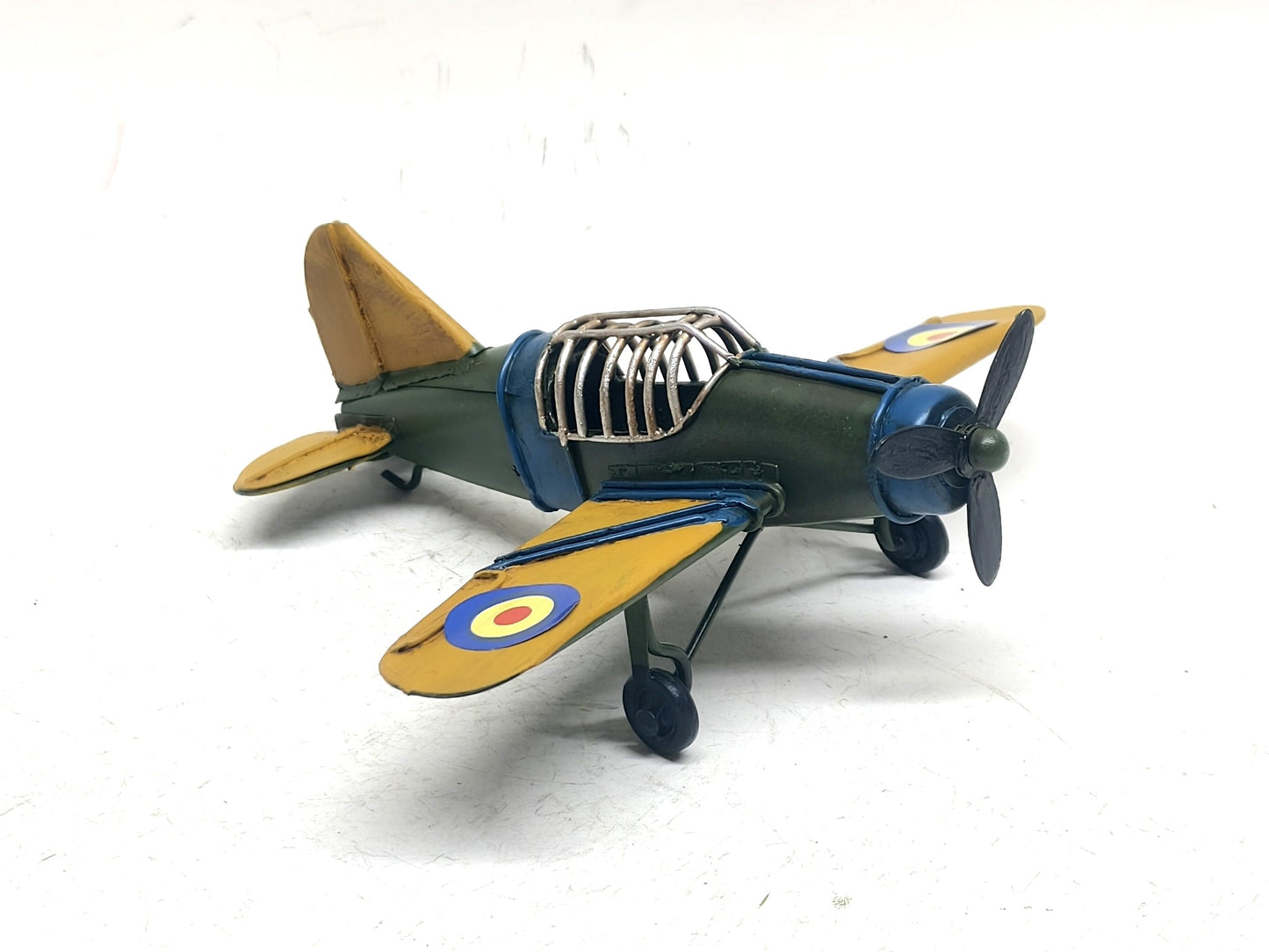 Vintage RAF-Inspired Fighter Plane