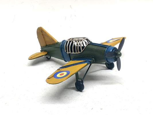 Vintage RAF-Inspired Fighter Plane