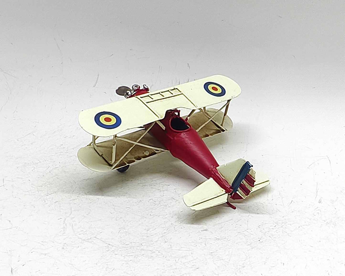 Vintage French Biplane Model