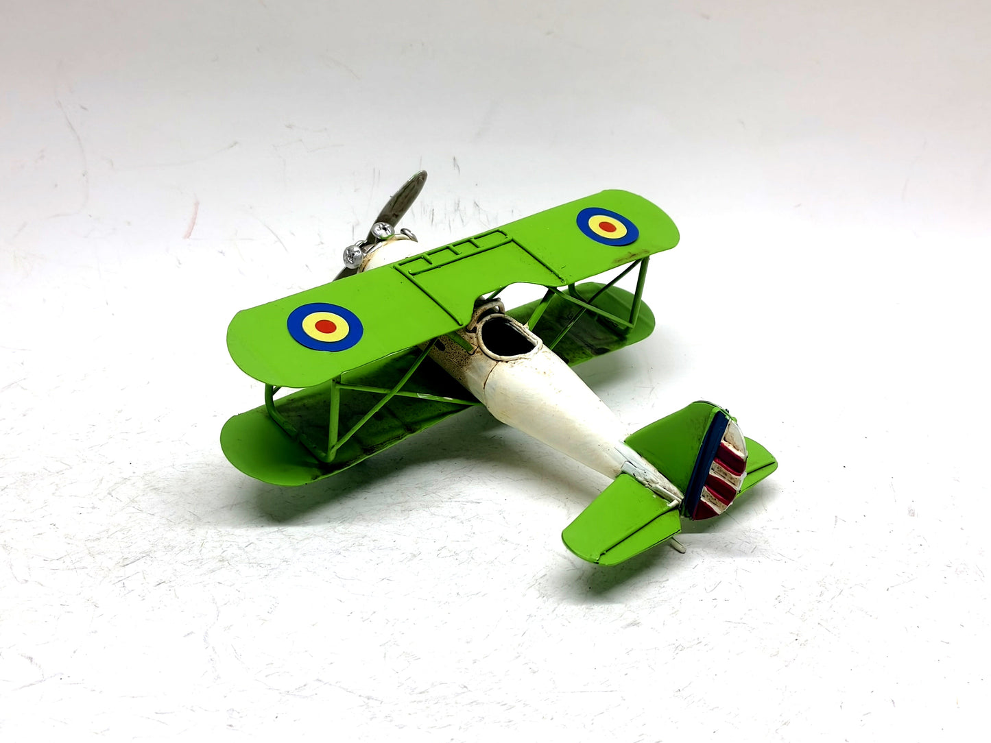 Vintage French Biplane Model