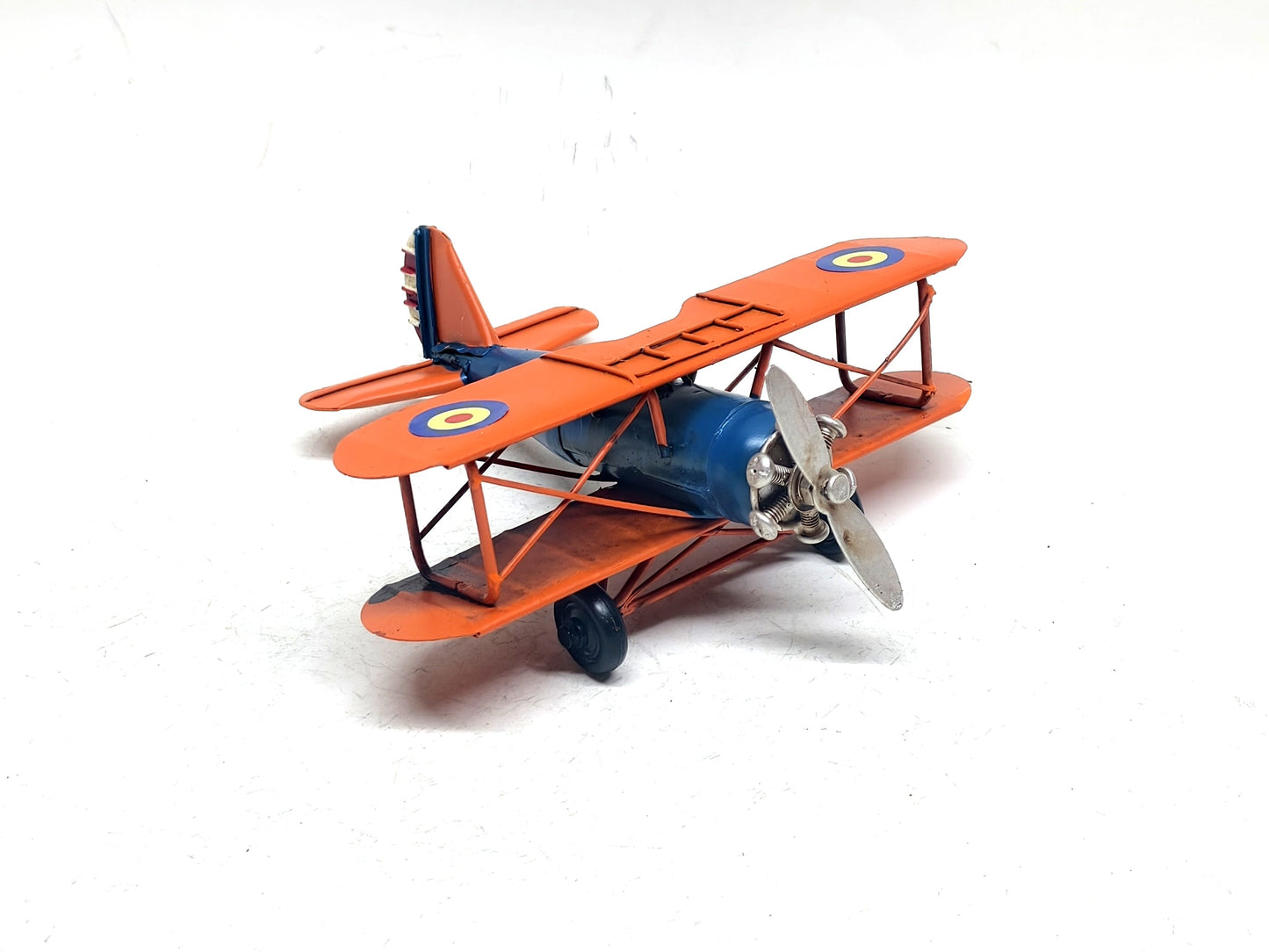 Vintage French Biplane Model