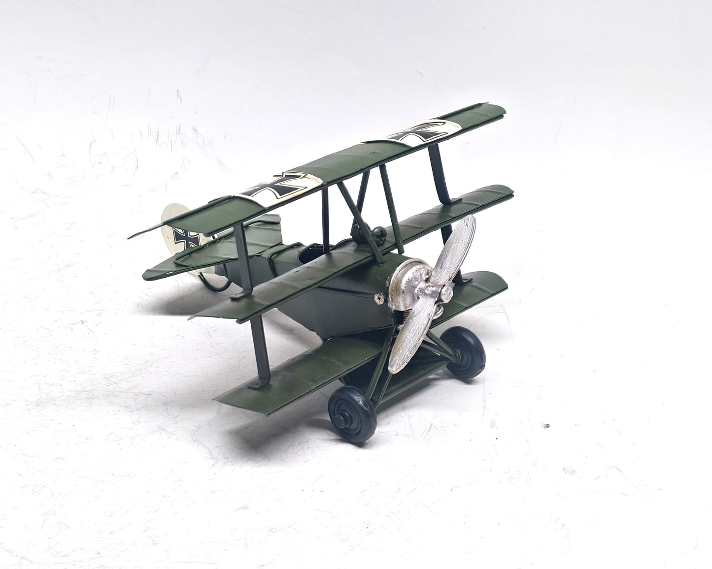 Vintage-Inspired Fighter Aircraft Triplane