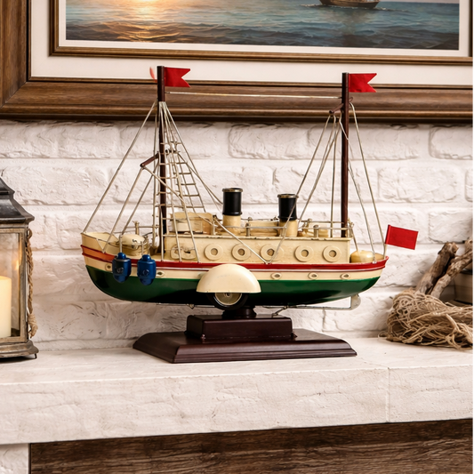 Vintage Nautical Streamer Ship Decor