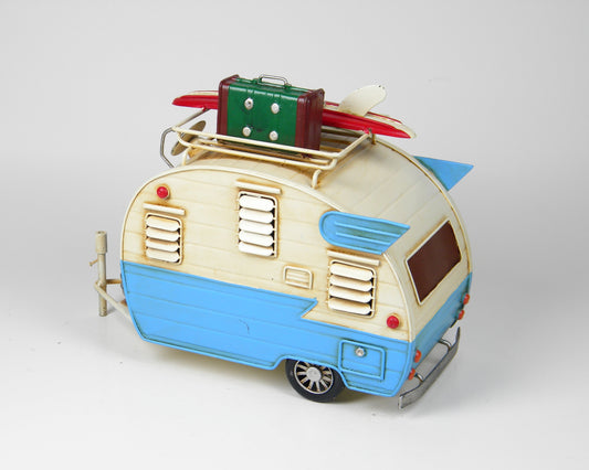 Vintage Travel Camper Metal Decor