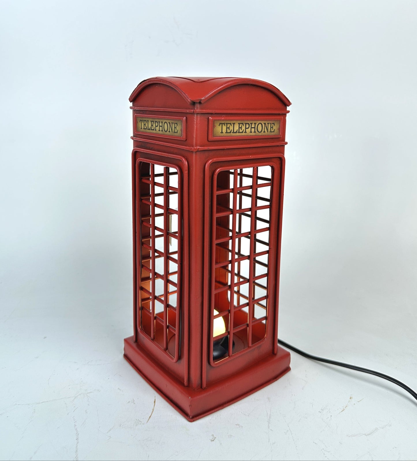 Vintage London Telephone Box USB Table Lamp