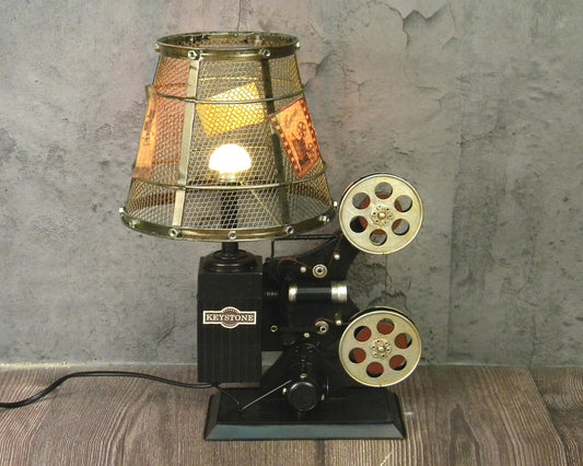 Vintage Film Projector USB Table Lamp