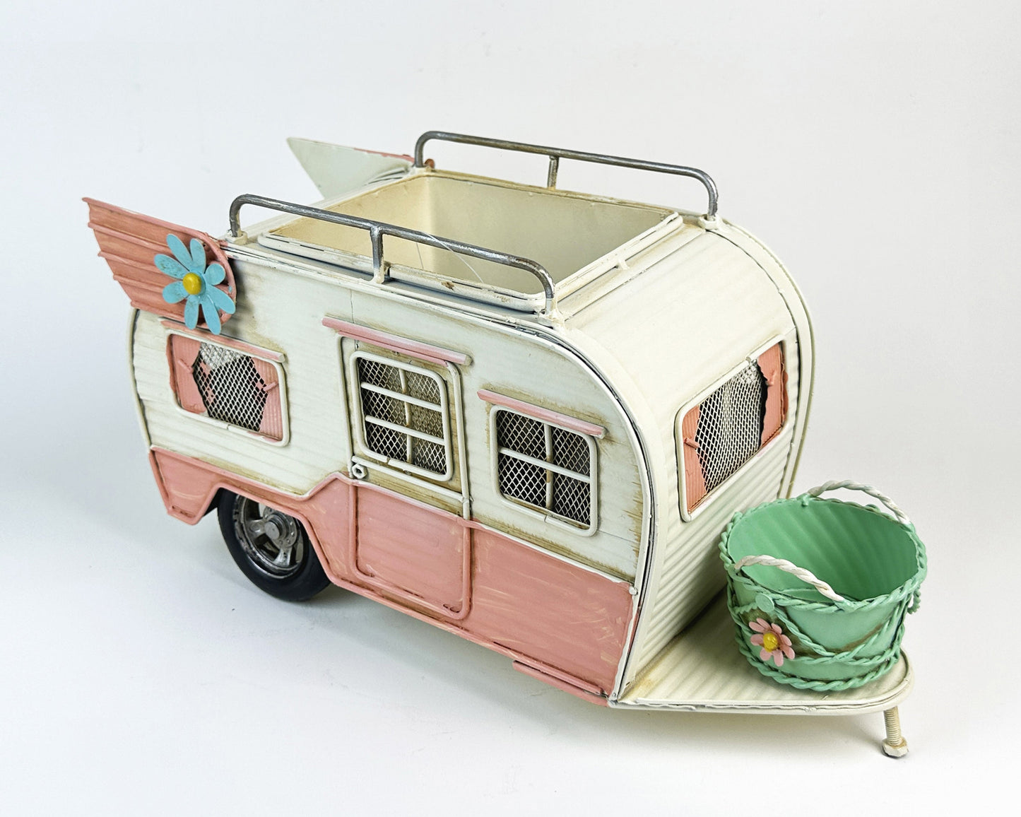 Vintage Camper Flower Pot