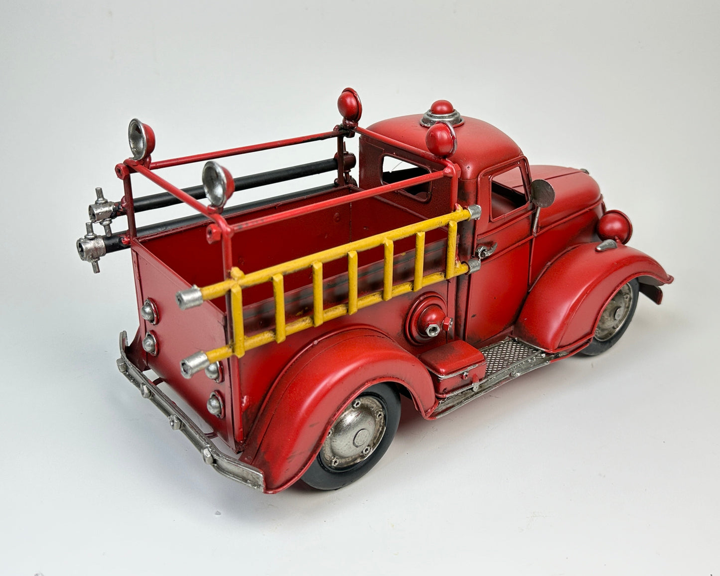 Vintage Fire Truck Flower Pot