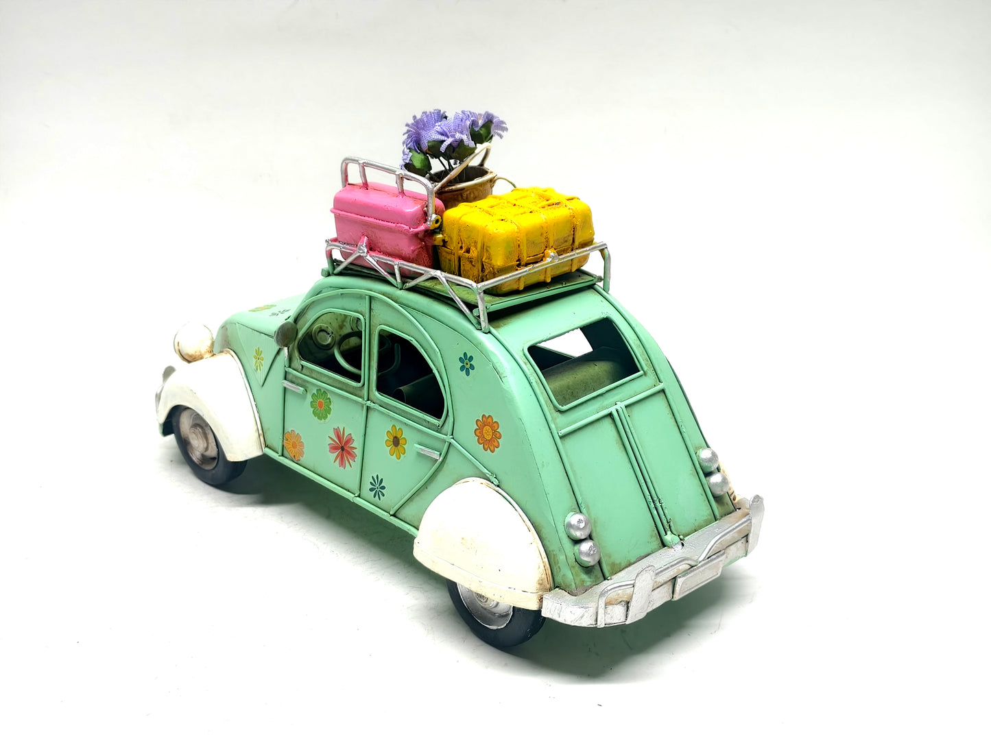 Retro Floral Road Trip Car Decor