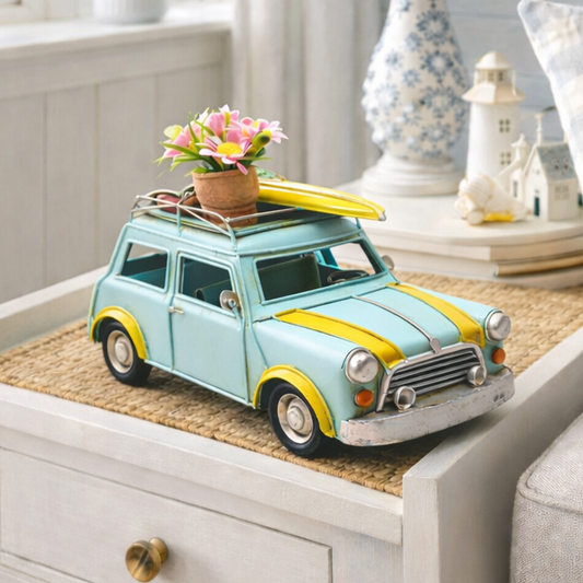 Vintage Coastal Style Car Decor