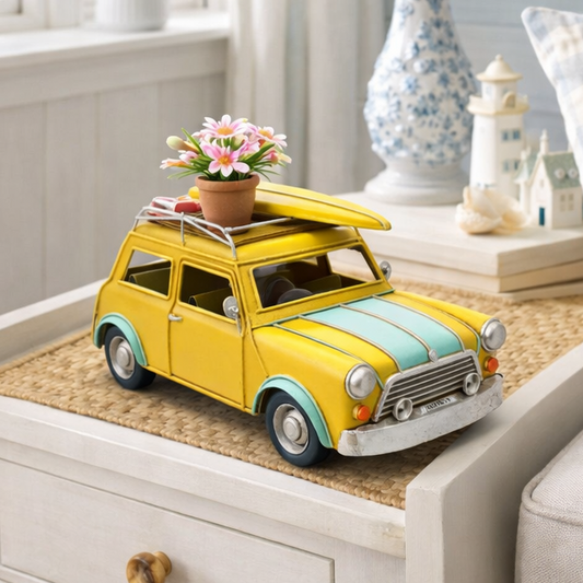 Vintage Coastal Style Car Decor