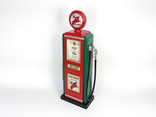 Vintage Fire-Chief Gas Pump Decor