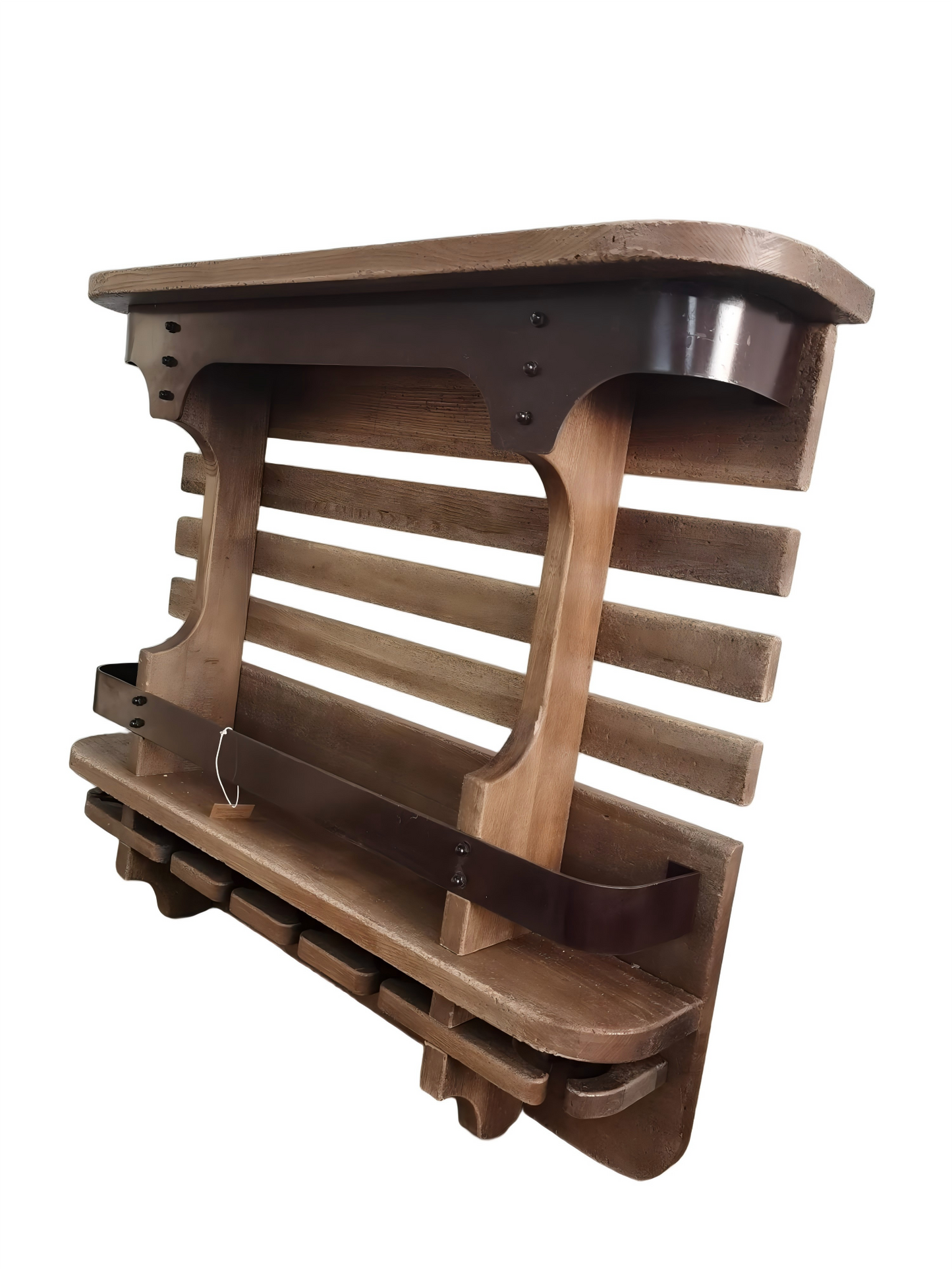 Vintage Hearth Wine Shelf