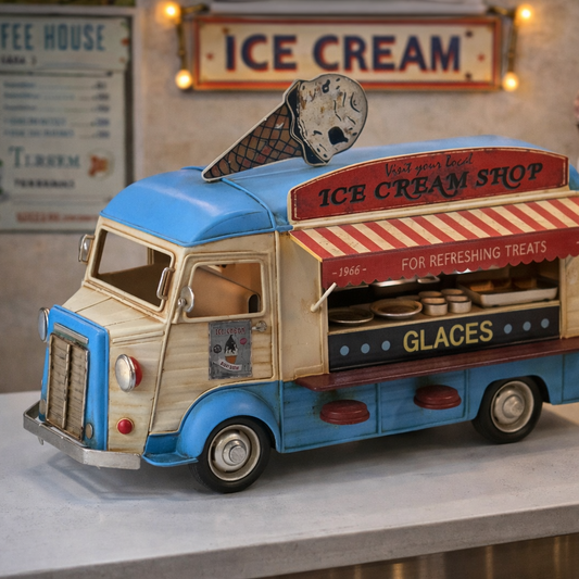 Vintage Ice Cream Truck Decor