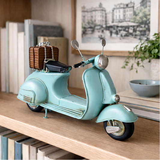 Vintage Travel Scooter Decor