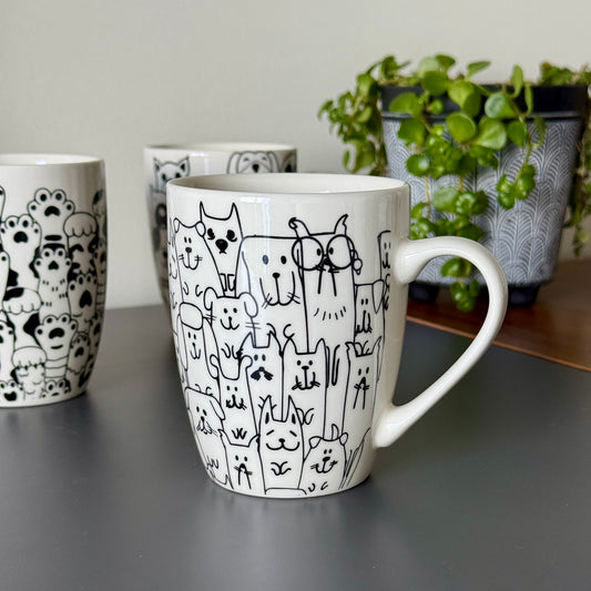 Animal Doodle Mug