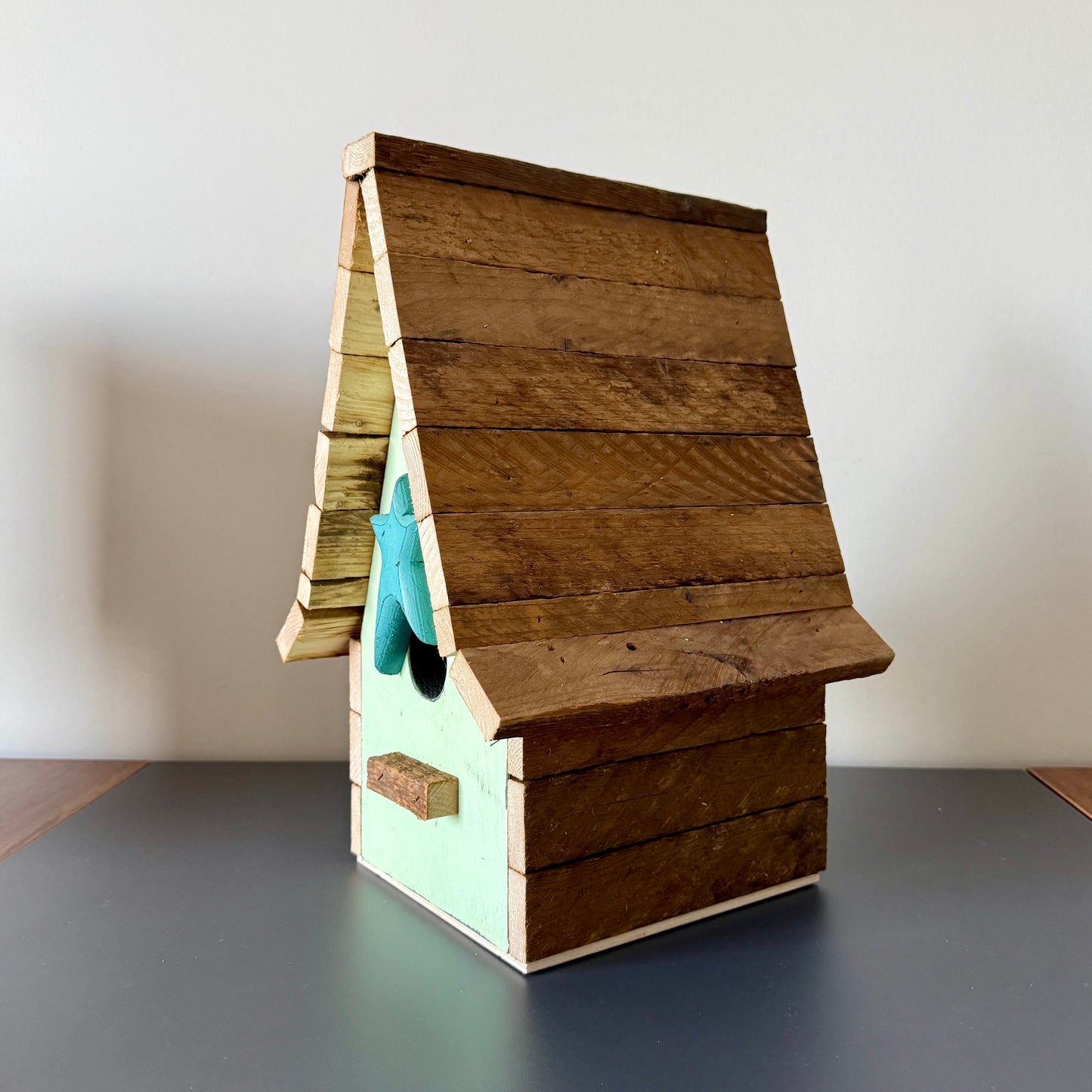 Wooden Star Bird House
